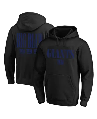 Fanatics Men's Big & Tall New York Giants Intense Rivalry Relaxed-fit French Terry Hoodie In Black