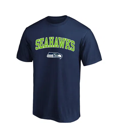 Fanatics Men's Big & Tall Seattle Seahawks Arch Logo T-shirt In Multi