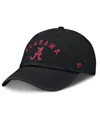 Fanatics Men's Black Alabama Crimson Tide Myth Adjustable Hat In Black