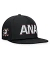 Fanatics Men's Black Anaheim Ducks Authentic Pro Rink Team Code Snapback Hat In Black