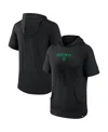 Fanatics Men's Black Austin Fc Match Raglan Short Sleeve Pullover Hoodie In Black