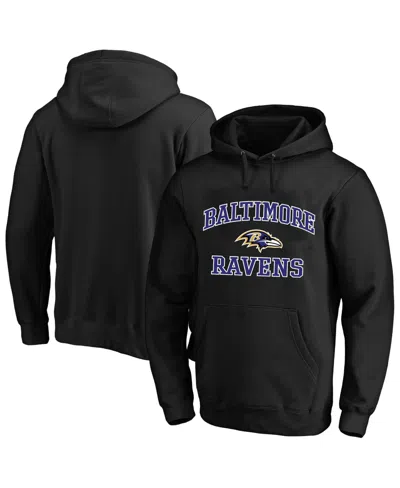 Fanatics Men's Black Baltimore Ravens Big Tall Heart Soul Hoodie
