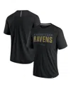 Fanatics Men's Black Baltimore Ravens Defender Blackout T-shirt In Black