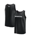 Fanatics Men's Black Baltimore Ravens Elements Tank Top In Black