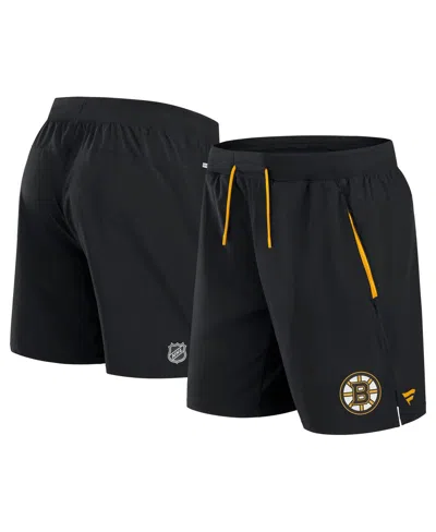 Fanatics Men's Black Boston Bruins Authentic Pro Rink Performance Shorts