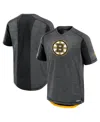 Fanatics Men's Black Boston Bruins Authentic Pro Rink Tech T-shirt In Black