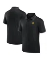 Fanatics Men's Black Pittsburgh Penguins Front Office Piqueâ Polo Shirt In Black