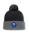 Fanatics Men's Black Buffalo Sabres Cuffed Knit Hat With Pom In Black
