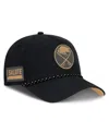 Fanatics Men's Black Buffalo Sabres Military Appreciation Authentic Pro A-frame Adjustable Hat In Black