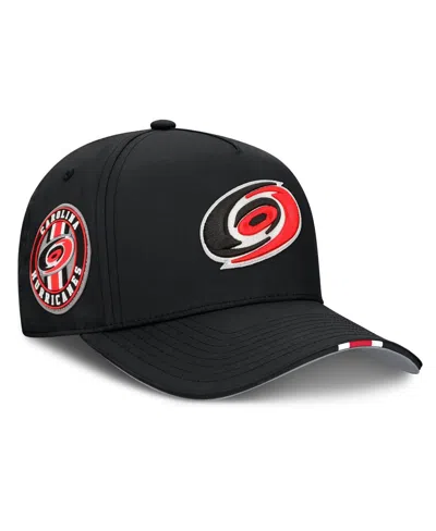 Fanatics Men's Black Carolina Hurricanes 2025 Nhl Draft Authentic Pro On-stage Podium A-frame Adjustable Hat