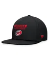 Fanatics Men's Black Carolina Hurricanes Authentic Pro Prime Snapback Hat In Black