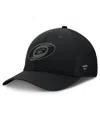 Fanatics Men's Black Carolina Hurricanes Authentic Pro Road Flex Hat In Black