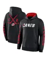 Fanatics Men's Black Carolina Hurricanes Big City Legacy Fleece Pullover Hoodie In Black