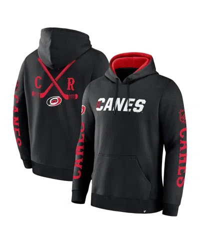 Fanatics Men's Black Carolina Hurricanes Big City Legacy Fleece Pullover Hoodie