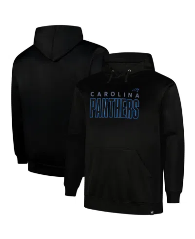 Fanatics Men's Black Carolina Panthers Big Tall Fleece Pullover Hoodie