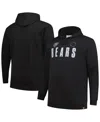 Fanatics Men's Black Chicago Bears Big Tall Chip Shot Hoodie In Black