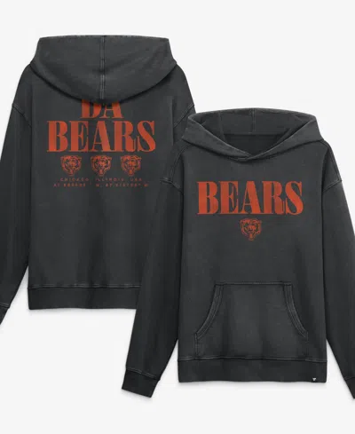 Fanatics Men's Black Chicago Bears Relaxed Intense Rivalry French Terry Hoodie In Animal Print