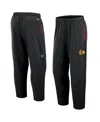 Fanatics Men's Black Chicago Blackhawks Authentic Pro Rink Coaches Pants In Black