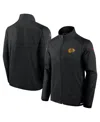 Fanatics Men's  Black Chicago Blackhawks Authentic Pro Full-zip Jacket In Black