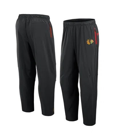 Fanatics Men's Black Chicago Blackhawks Authentic Pro Rink Pants