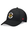 Fanatics Men's Black Chicago Blackhawks Authentic Pro Training Camp Flex Hat In Black