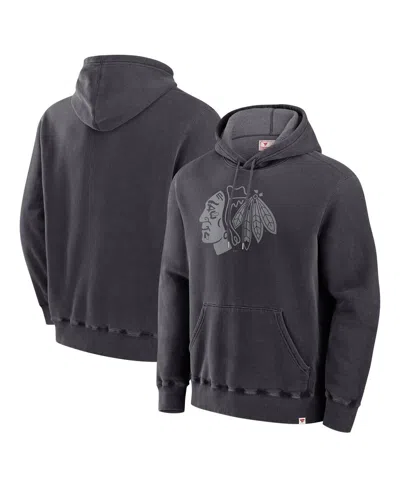 Fanatics Men's Black Chicago Blackhawks Made In Canada Pullover Hoodie