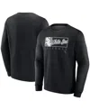 Fanatics Men's Black Chicago White Sox Focus Fleece Pullover Sweatshirt In Black