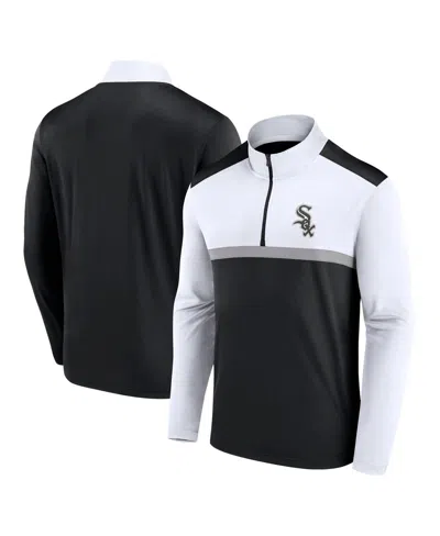 Fanatics Men's Black Chicago White Sox Unstoppable Quarter-zip Top