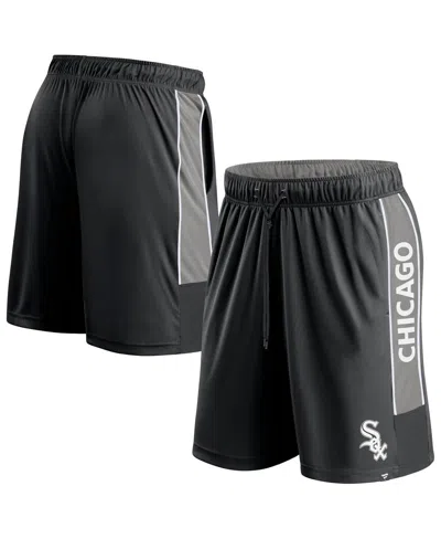 Fanatics Men's Black Chicago White Sox Win The Match Defender Shorts In Black,gray