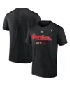 Fanatics Men's Black Cleveland Guardians 2024 American League Division Series Champions Locker Room T-shirt In Black