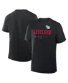 Fanatics Men's Black Cleveland Guardians Color Pop Legacy Clubhouse T-shirt In Black
