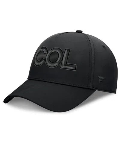Fanatics Men's Black Colorado Avalanche Authentic Pro Road Team Code Flex Hat