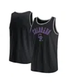 Fanatics Men's Black Colorado Rockies Bet Tank Top In Black