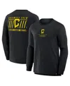 Fanatics Men's Black Columbus Crew Lob Attempt Stadium Slub Long Sleeve T-shirt In Black