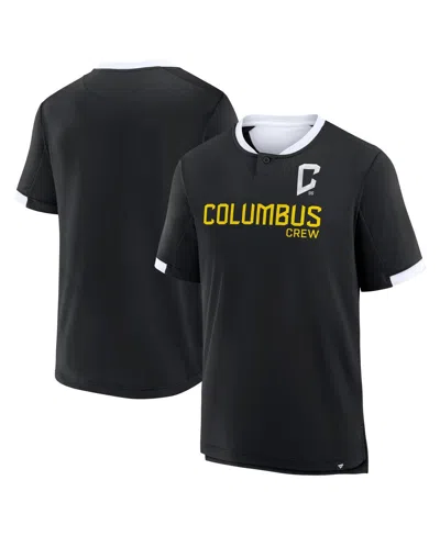 Fanatics Men's Black Columbus Crew Stoppage Time Striker T-shirt