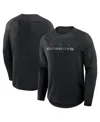 Fanatics Men's Black Dallas Cowboys Coverage Scheme Long Sleeve T-shirt In Black