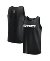 Fanatics Men's Black Dallas Cowboys Elements Tank Top In Black