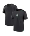 Fanatics Men's Black Dallas Stars Authentic Pro Performance T-shirt