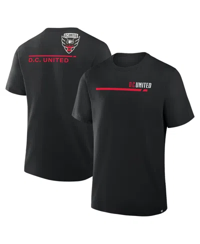 Fanatics Men's Black D.c. United Corner Kick Legacy Cotton T-shirt