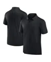 Fanatics Men's Black New York Jets Front Office Move Mono Polo Shirt In Black