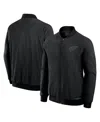Fanatics Men's Black Detroit Red Wings Authentic Pro Road Full-zip Bomber Jacket In Black