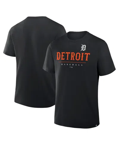 Fanatics Men's Black Detroit Tigers Color Pop Legacy Clubhouse T-shirt