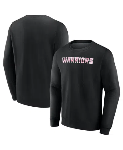 Fanatics Men's Black East Stroudsburg Warriors Short Name Pullover Sweatshirt