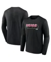 Fanatics Branded Black Formula 1 Miami Grand Prix Wordmark Long Sleeve T-shirt In Black