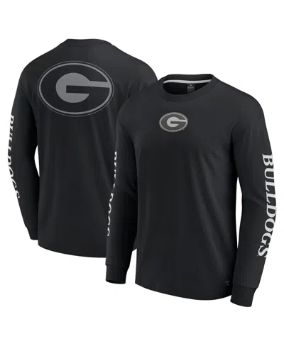 Fanatics Men's Black Georgia Bulldogs Strive Long Sleeve T-shirt