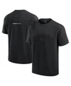 Fanatics Men's Black Golden State Warriors Flex Tri-blend T-shirt In Black