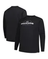 Fanatics Men's Black Green Bay Packers Big Tall Coverage Scheme Long Sleeve T-shirt In Black