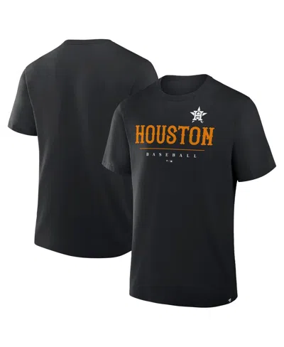 Fanatics Men's Black Houston Astros Color Pop Legacy Clubhouse T-shirt