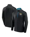 Fanatics Men's Black Jacksonville Jaguars Defender Long Sleeve Quarter-zip Jacket In Black