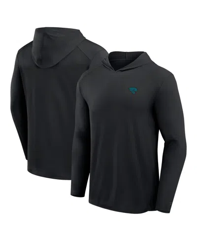 Fanatics Men's Black Jacksonville Jaguars Front Office Power Mono Long Sleeve Hoodie T-shirt